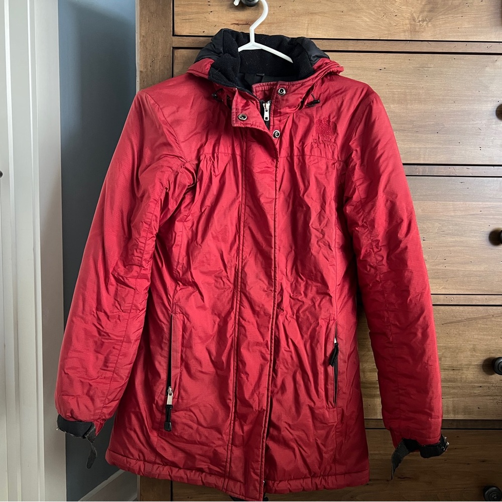 KANUK Women's Red Winter Jacket Made in Canada